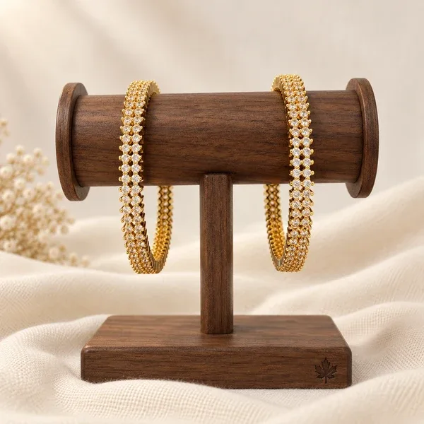 Micro gold plated everyday bangles