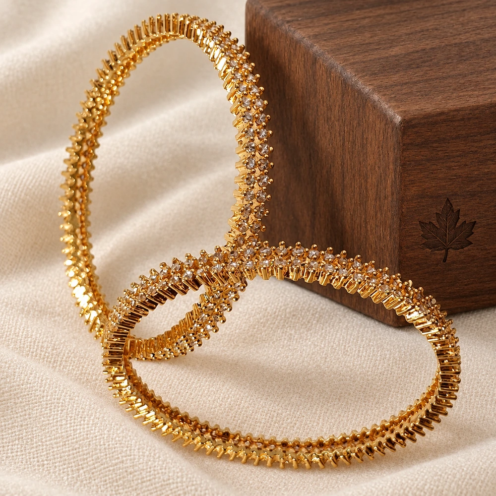 Double row bangles